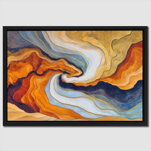 Molten Earth Chambers - Luxury Wall Art