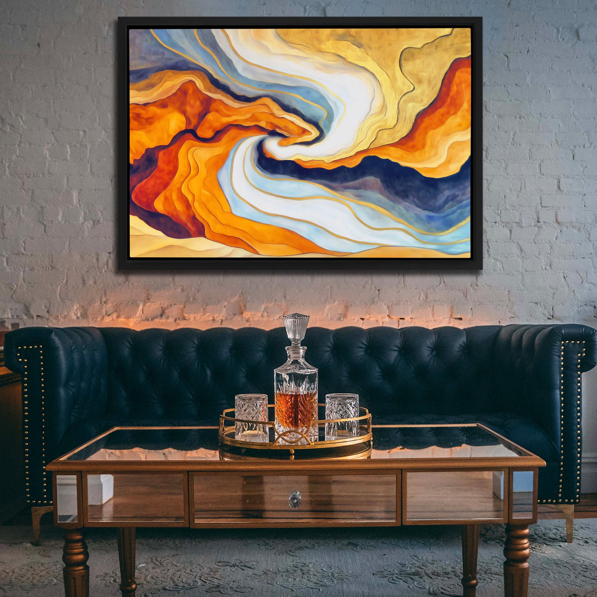 Molten Earth Chambers - Luxury Wall Art