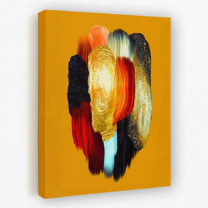 Molten Feather Storm - Luxury Wall Art