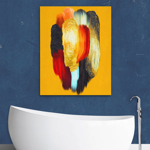 Molten Feather Storm - Luxury Wall Art