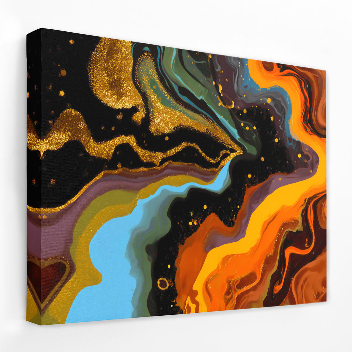 Molten Galaxy Surge - Luxury Wall Art