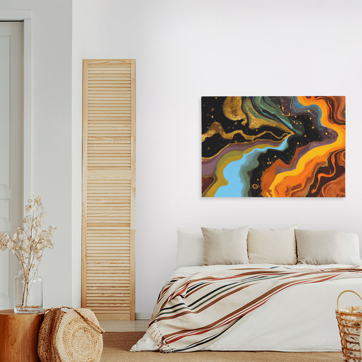 Molten Galaxy Surge - Luxury Wall Art