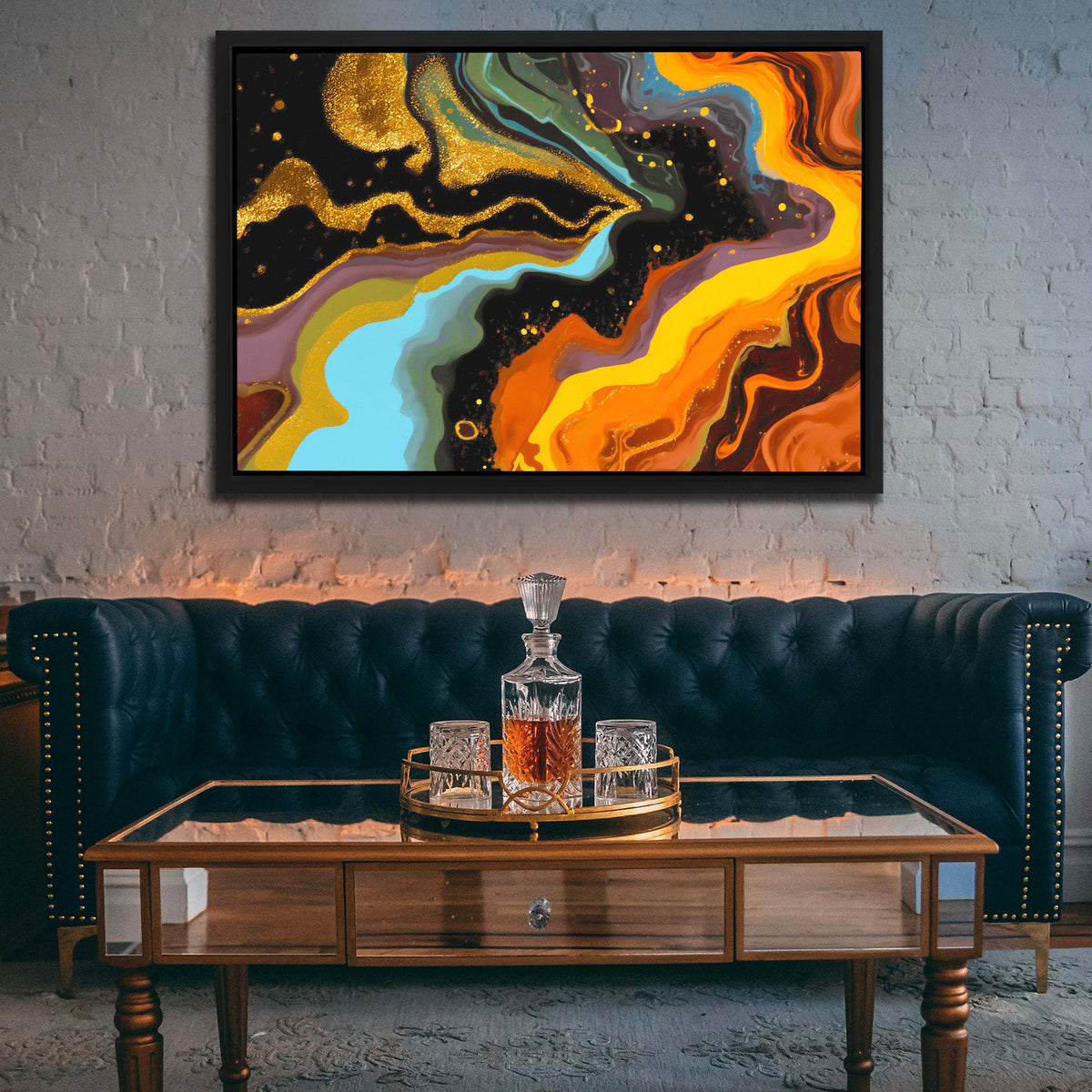 Molten Galaxy Surge - Luxury Wall Art