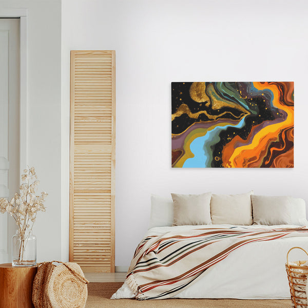 Molten Galaxy Surge in a room