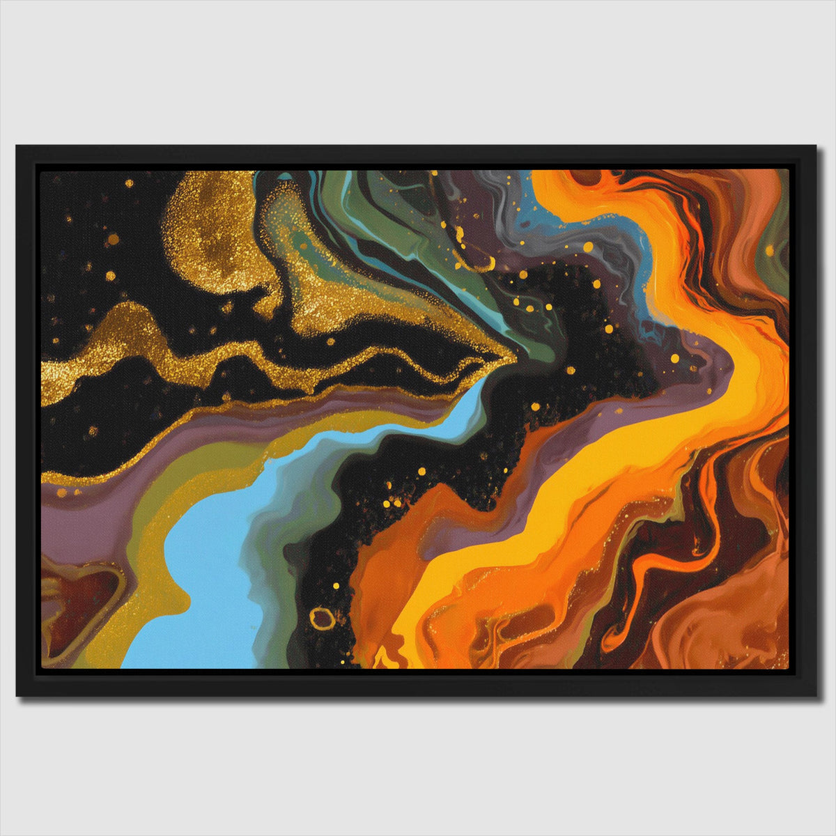 Molten Galaxy Surge - Luxury Wall Art