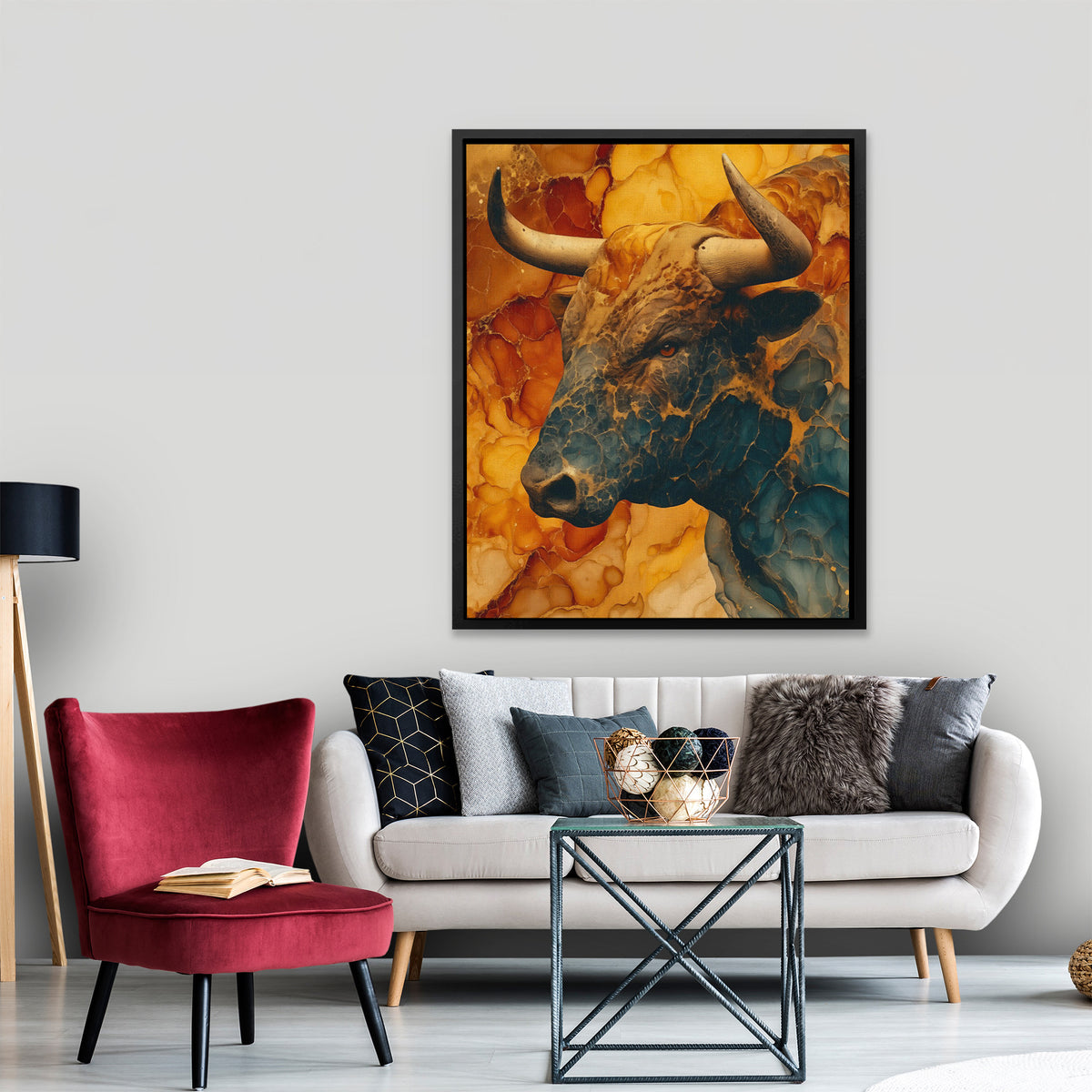 Molten Minotaur - Luxury Wall Art