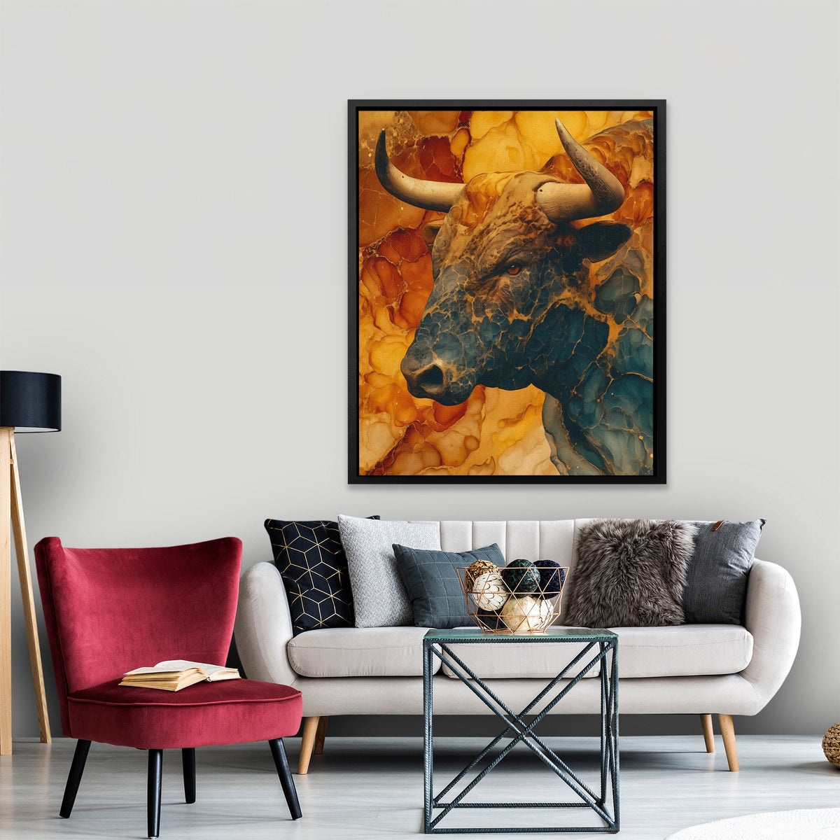 Molten Minotaur - Luxury Wall Art