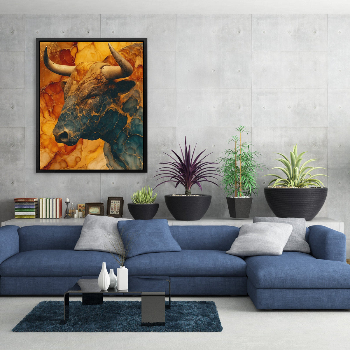 Molten Minotaur - Luxury Wall Art