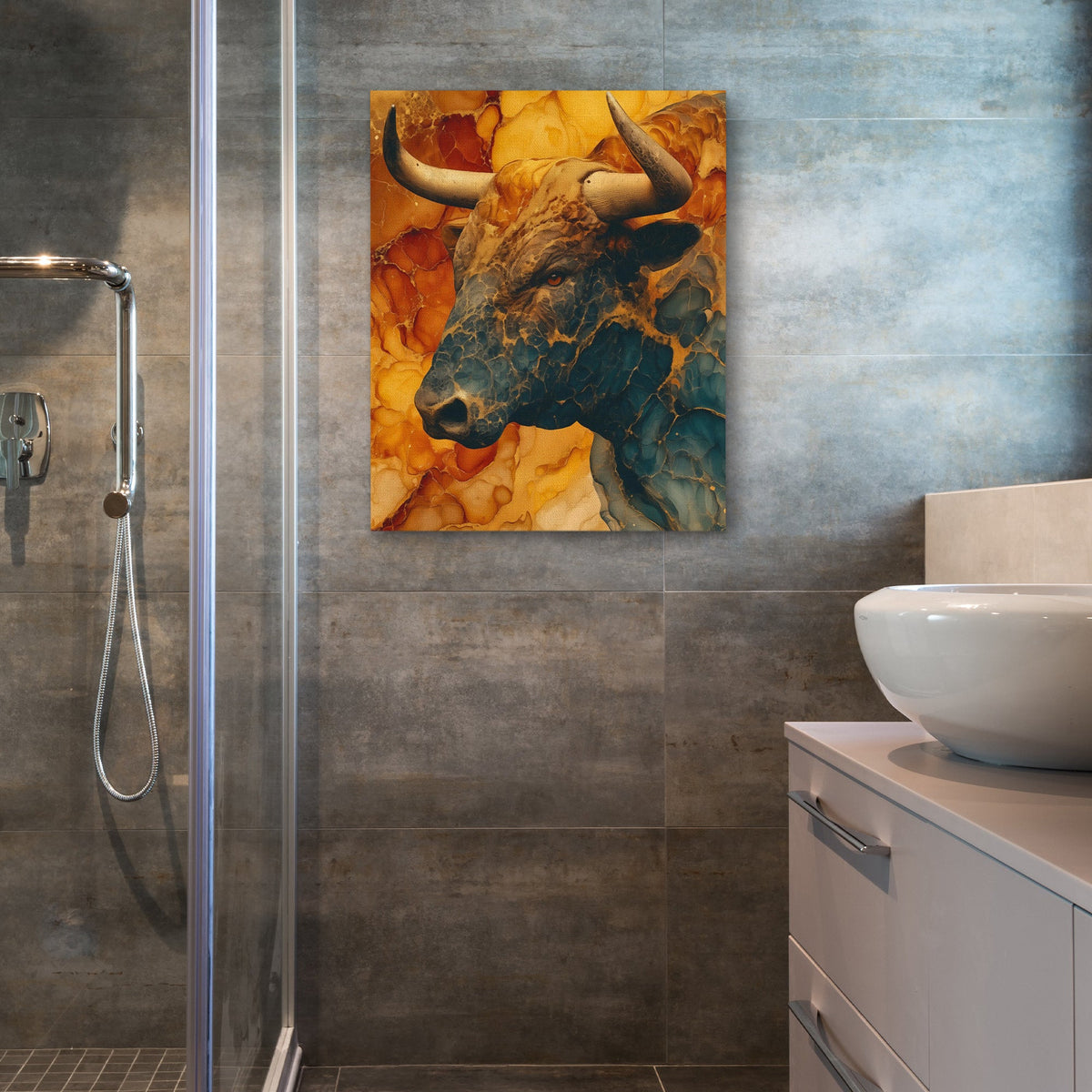 Molten Minotaur - Luxury Wall Art