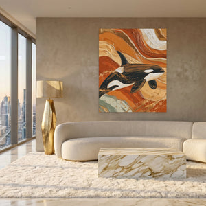 Molton Orca - Luxury Wall Art