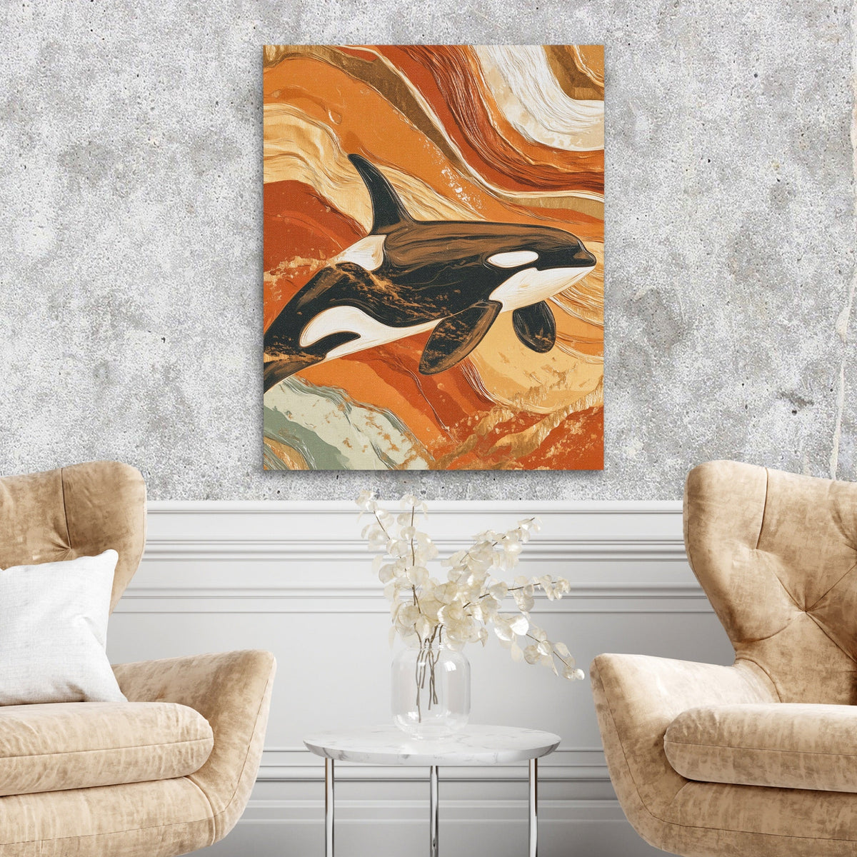 Molton Orca - Luxury Wall Art