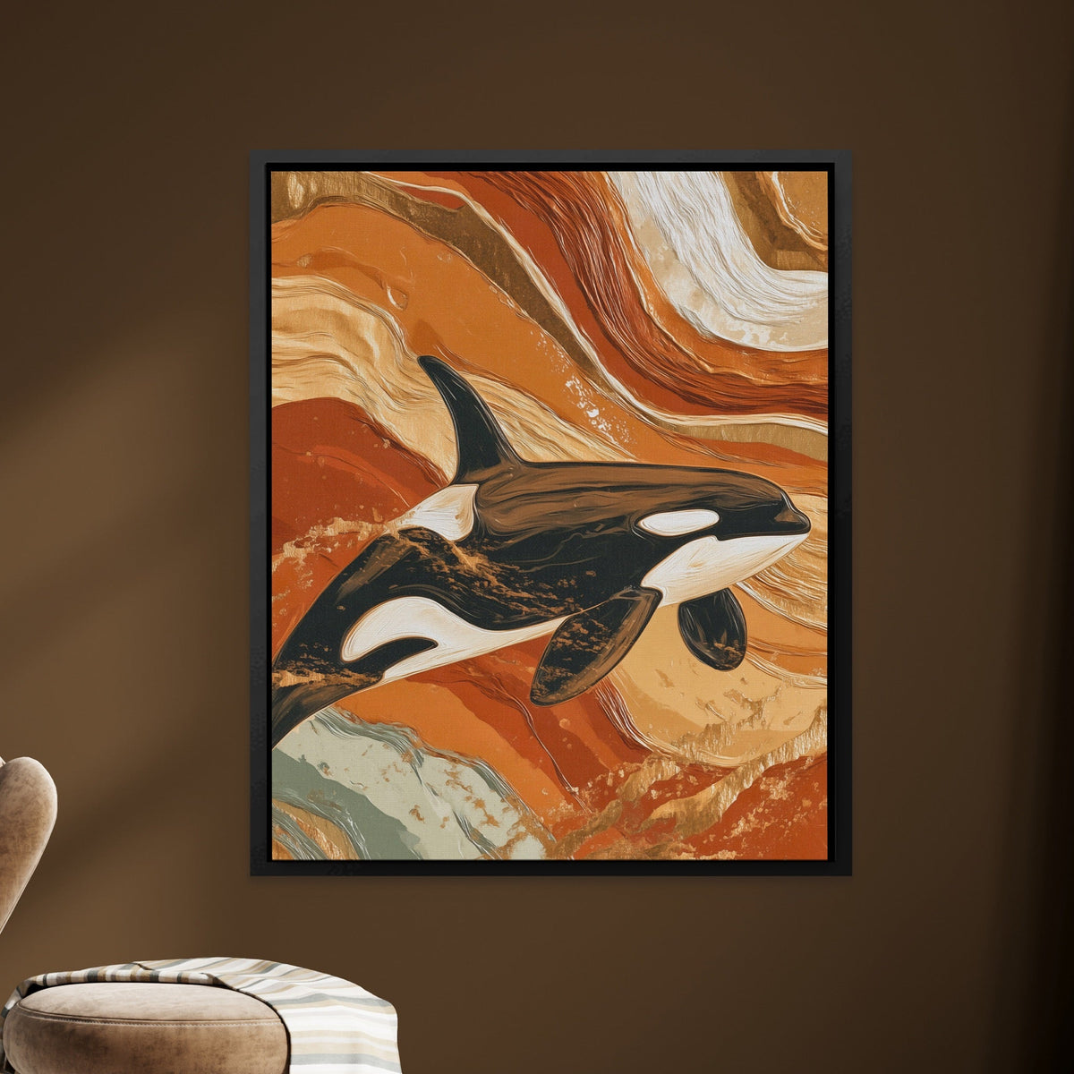 Molton Orca - Luxury Wall Art