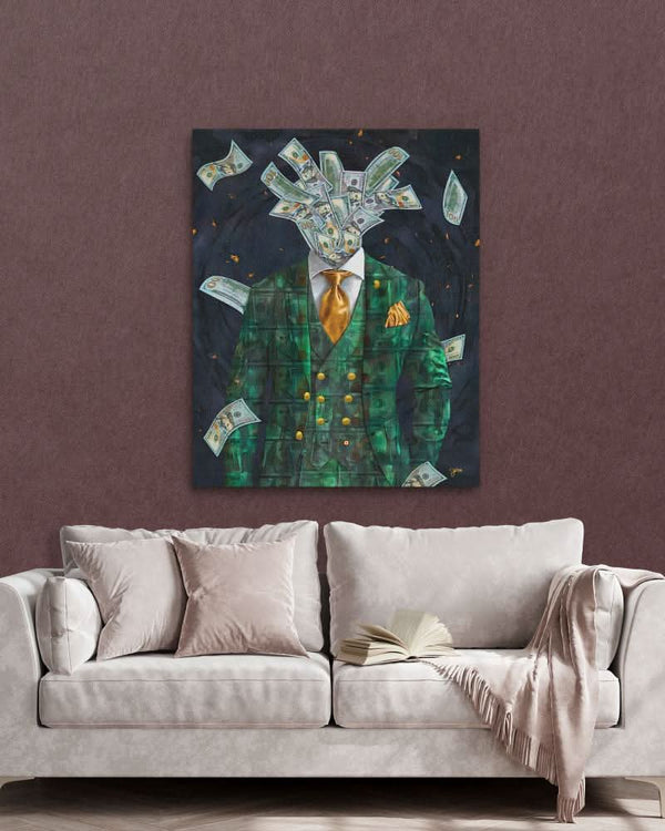 Money on My Mind in a room