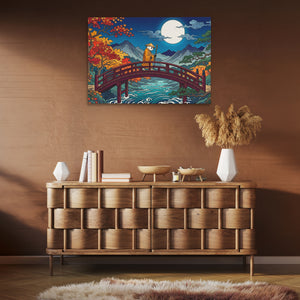 Monk Moonlit Bridge — Monk Moonlit Bridge Brown Room Clean 27