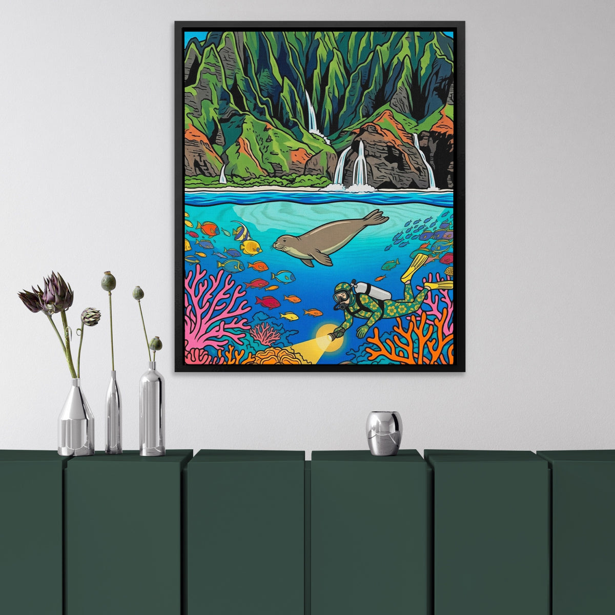 Monk Seal Reef — Monk Seal Reef Luxury Interior V3 Green 83