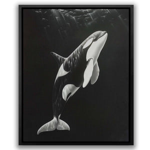 Monochrome Orca - Luxury Wall Art