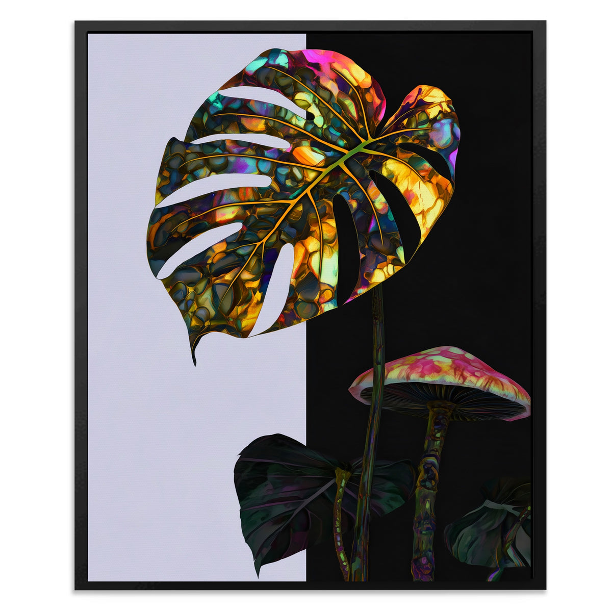 Monstera Psychedelic Bloom — Monstera Psychedelic Bloom Front Facing Portrait2 36