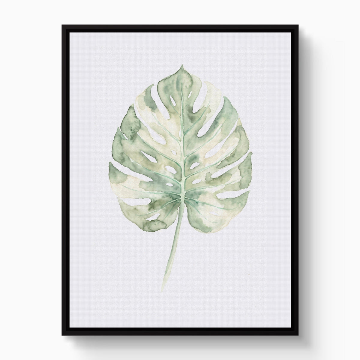 Monstera Sage Leaf - Luxury Wall Art