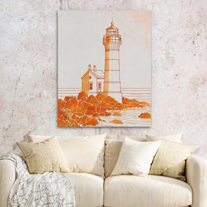 Moody Lighthouse - Luxury Wall Art