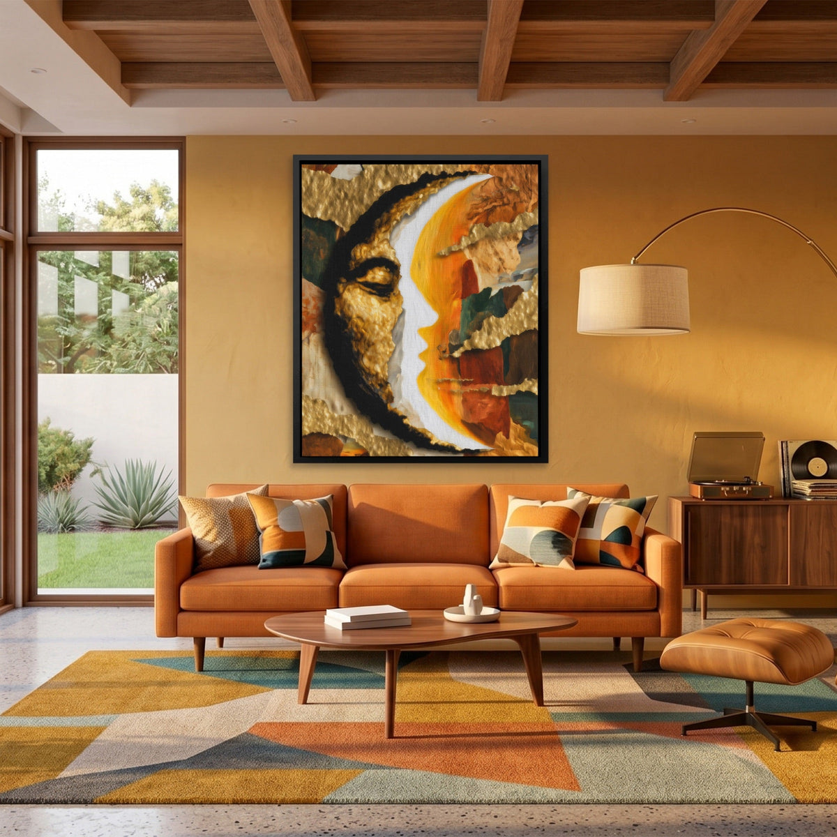 Moon Ink Rising - Luxury Wall Art