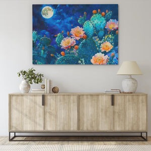 Moonlight Prickles - Luxury Wall Art