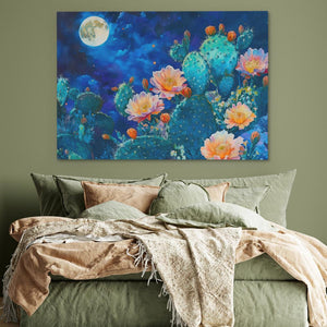 Moonlight Prickles - Luxury Wall Art