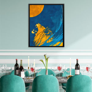 Moonlight Roar - Luxury Wall Art