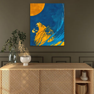 Moonlight Roar - Luxury Wall Art