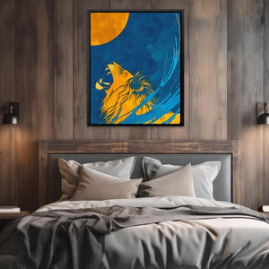 Moonlight Roar - Luxury Wall Art