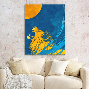 Moonlight Roar - Luxury Wall Art