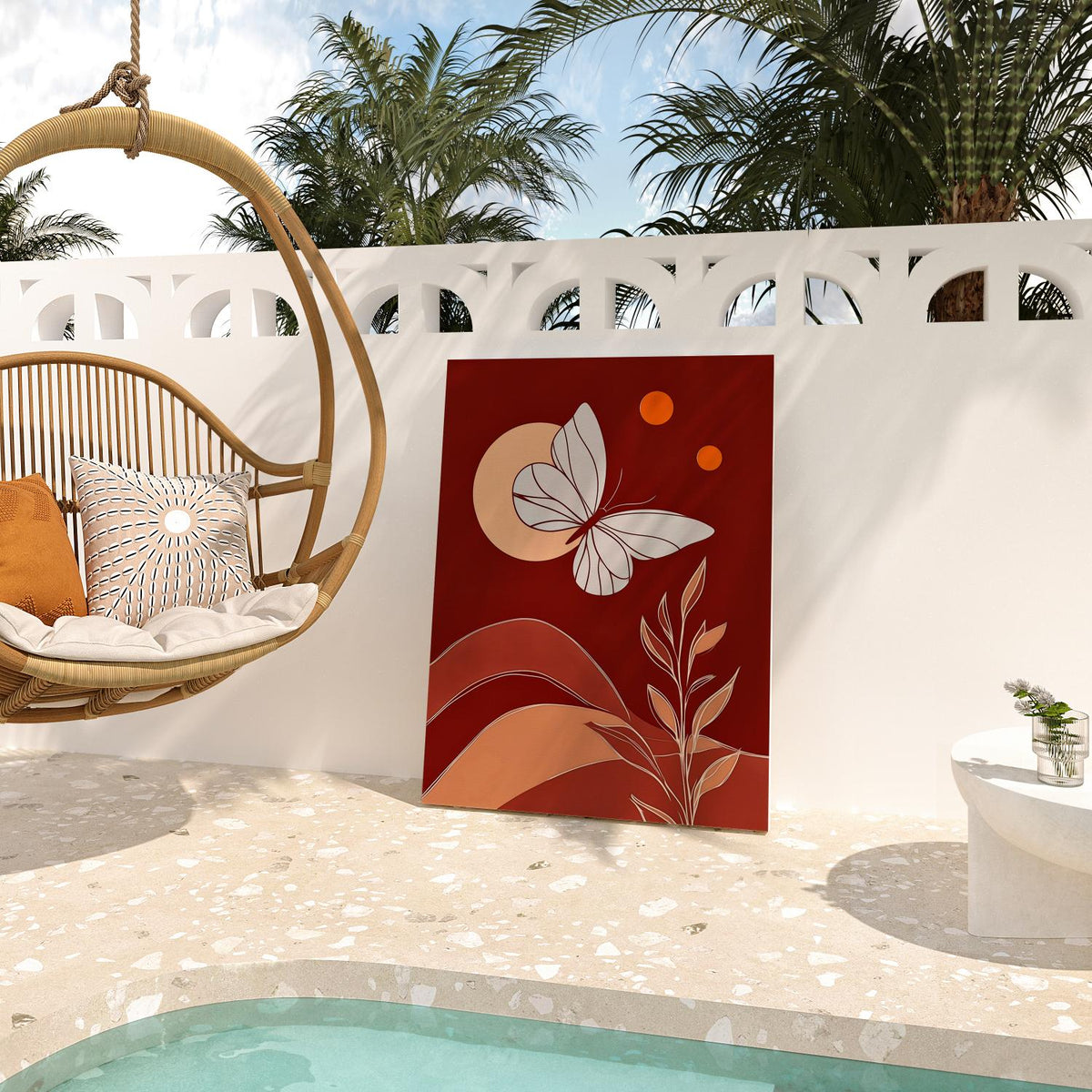 Moonlit Flutter - Luxury Wall Art