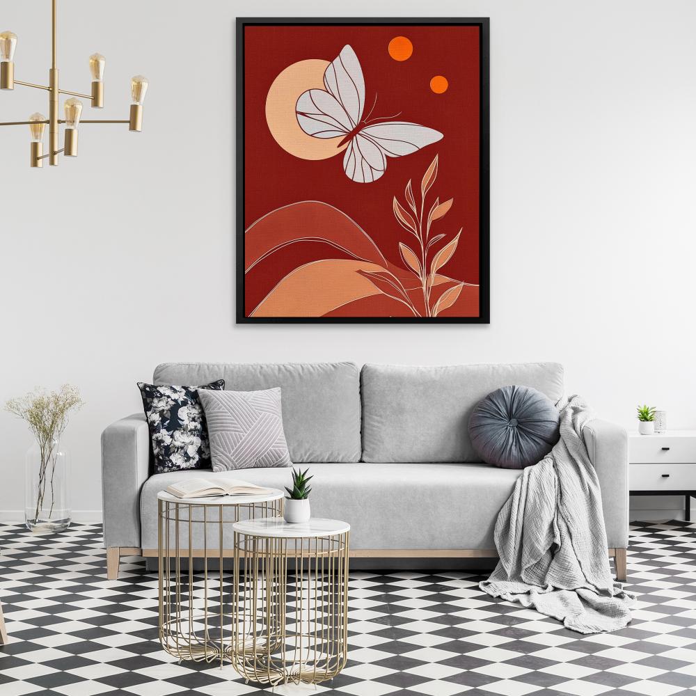 Moonlit Flutter - Luxury Wall Art