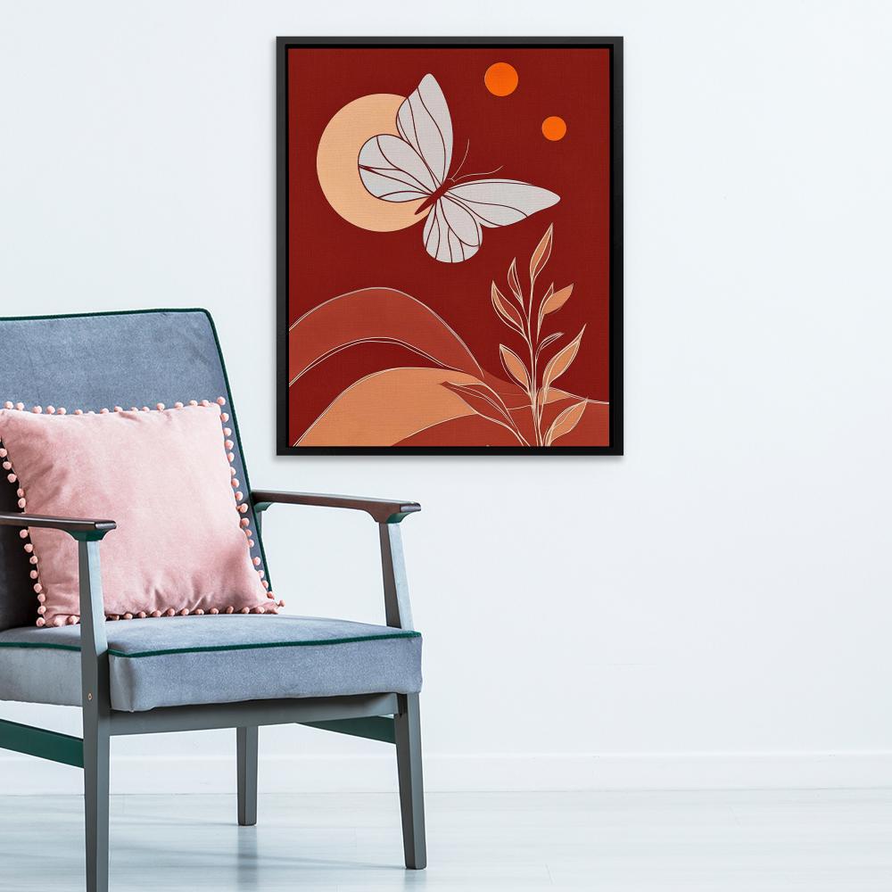 Moonlit Flutter - Luxury Wall Art