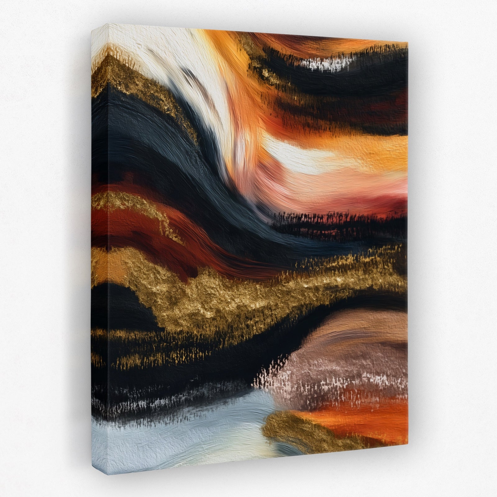 Moonlit Ocean Waves canvas wall art