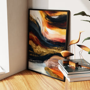 Moonlit Ocean Waves — Moonlit Ocean Waves New   Living Room Wall Apartment Zoom 110