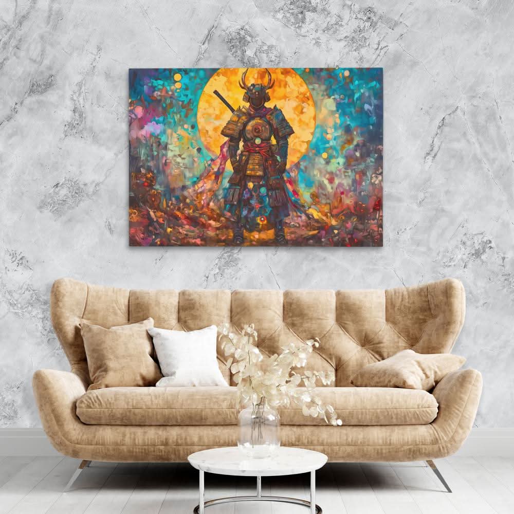 Moonlit Ronin - Luxury Wall Art