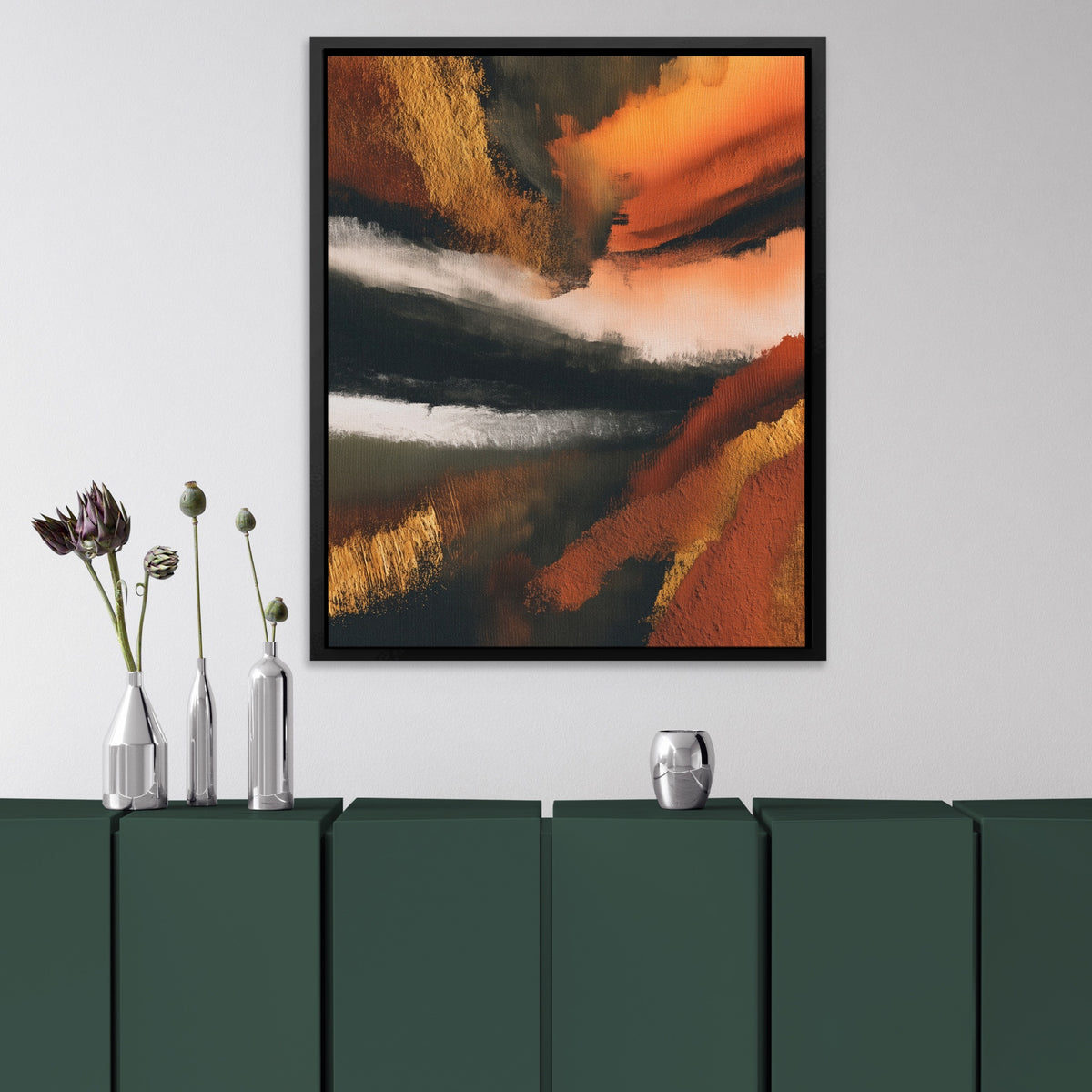Moonlit Waves Ink — Moonlit Waves Ink Luxury Interior V3 Green 88