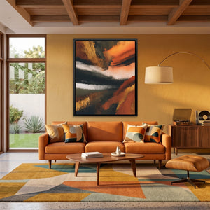 Moonlit Waves Ink — Moonlit Waves Ink Orange Room Port 136