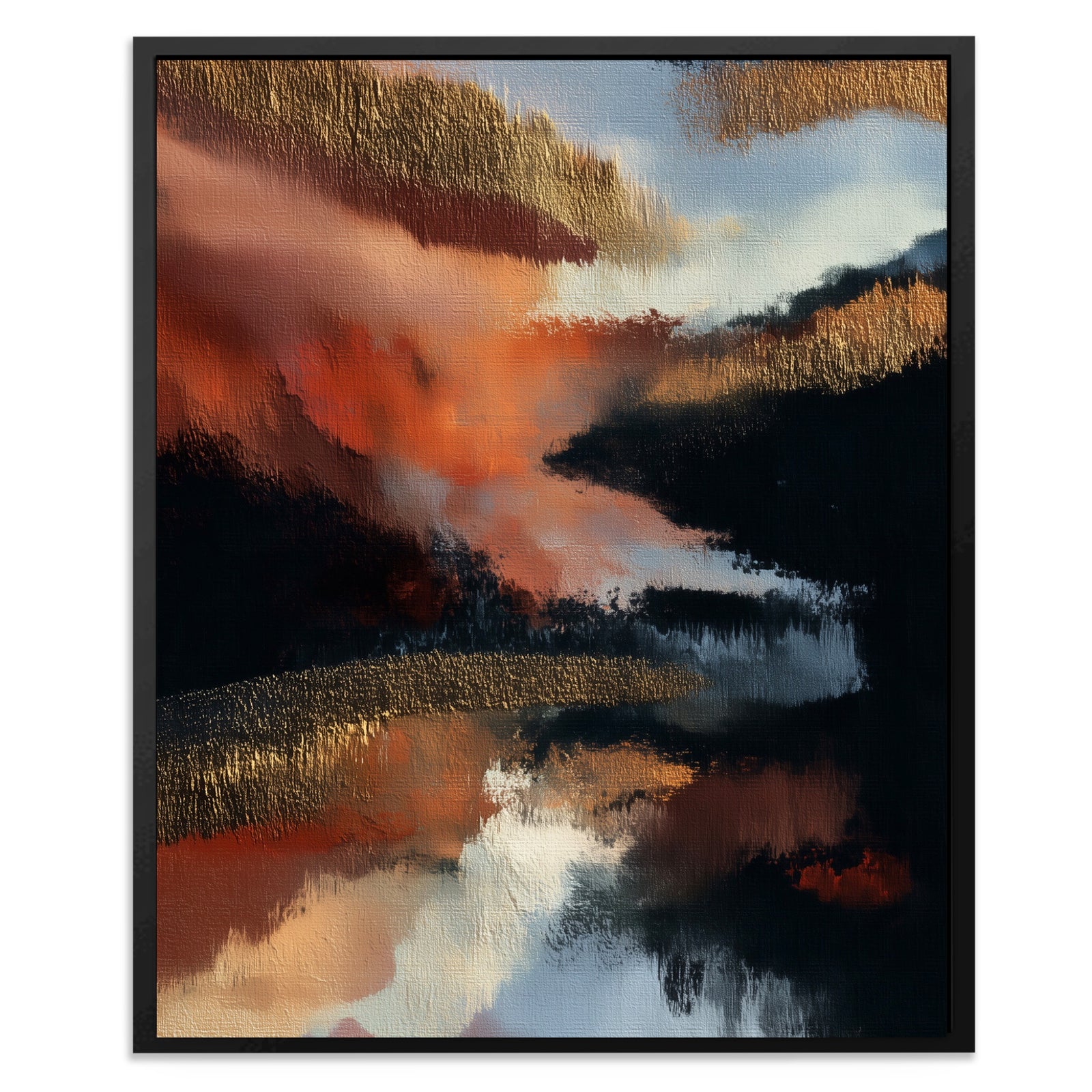 Moonlit Waves Reflection canvas wall art