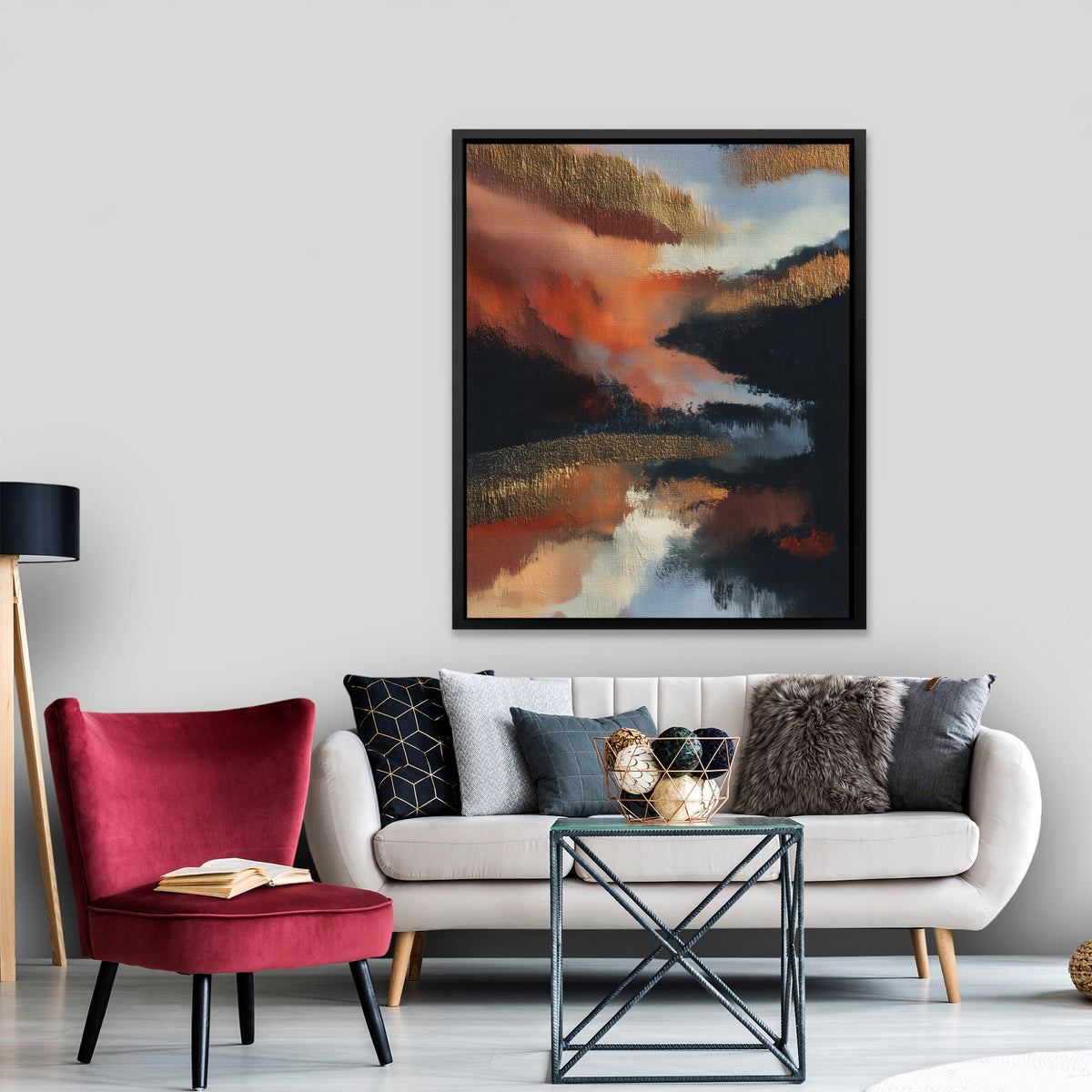 Moonlit Waves Reflection — Moonlit Waves Reflection New   Port Living Room Lux 97
