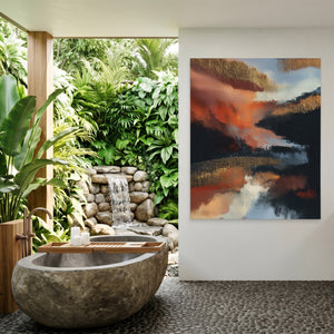 Moonlit Waves Reflection — Moonlit Waves Reflection Outdoor Bathroom Port 121