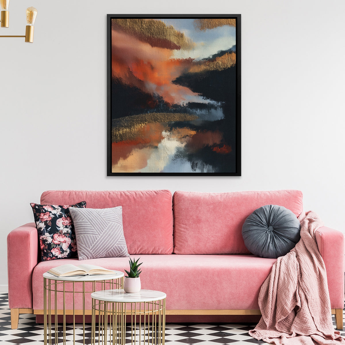 Moonlit Waves Reflection — Moonlit Waves Reflection Pink Coach 169