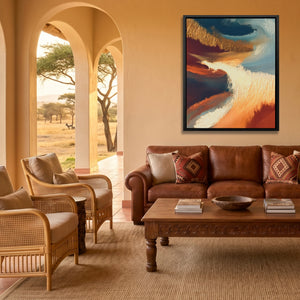 Moonlit Waves Swirl — Moonlit Waves Swirl Safari House Port 266