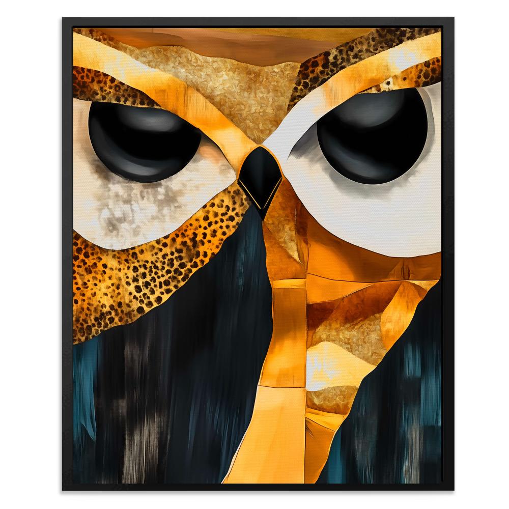 Mosaic Gaze Owl - Luxury Wall Art