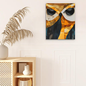 Mosaic Gaze Owl - Luxury Wall Art