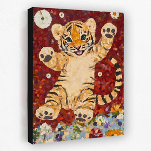 Mosaic Tiger Joy - Luxury Wall Art