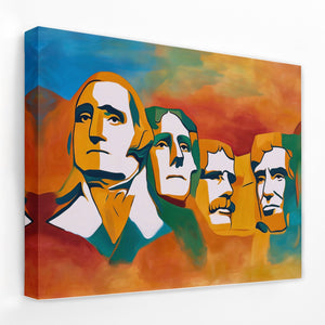 Mount Rushmore Gradient — Mount Rushmore Gradient Landscape   Side View   Mirror Wrap 163