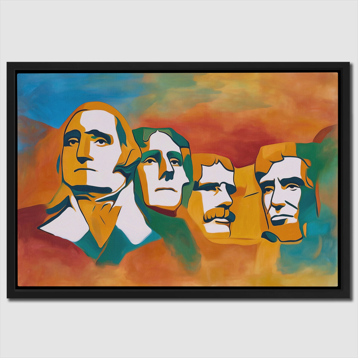 Mount Rushmore Gradient — Mount Rushmore Gradient Close Up Landscape 103