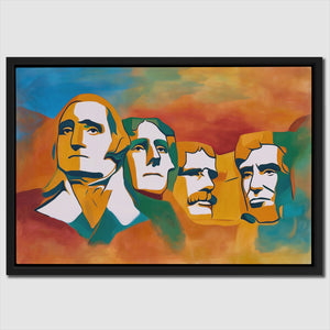 Mount Rushmore Gradient — Mount Rushmore Gradient Close Up Landscape 103