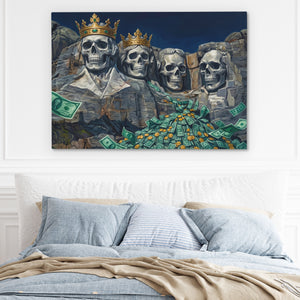 Mount Skullmore Golden — Mount Skullmore Golden Light Blue Bed 156